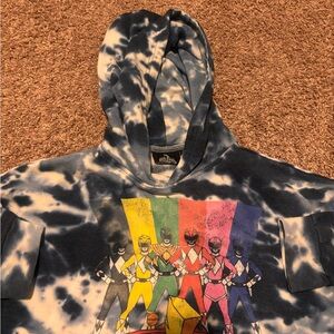 Tie-Dye Hoodie with Colorful Graphic